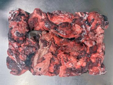 Головизна яловича заморожена різана порційно – 15 кг (натуральний субпродукт для собак)